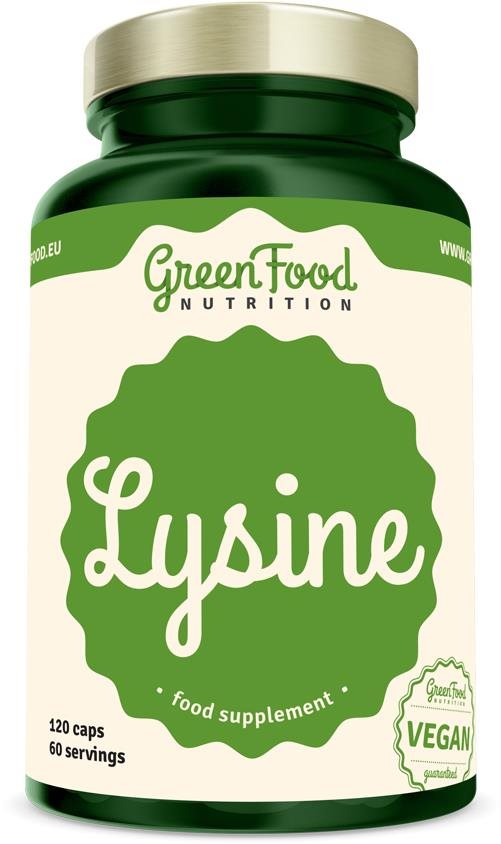 GreenFood Nutrition Lysine 120 kapsúl Doplnok stravy