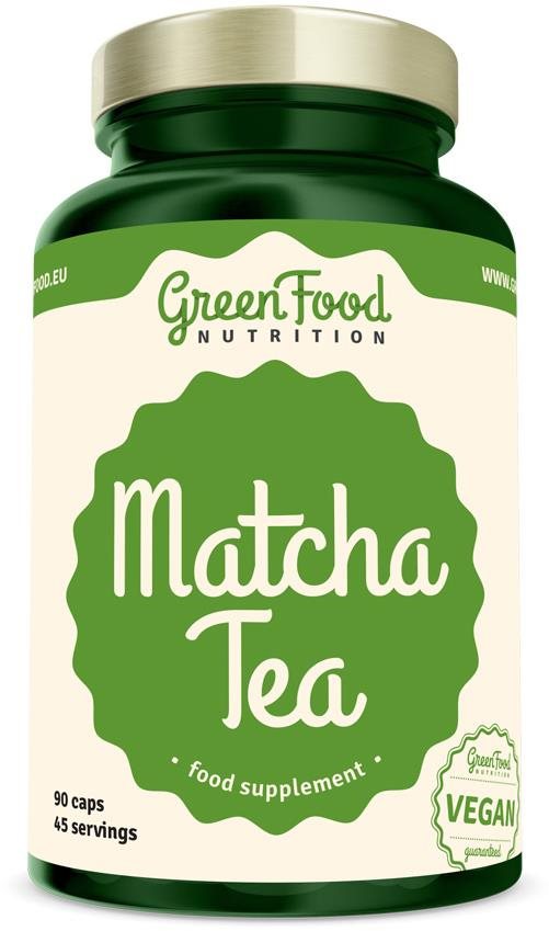 GreenFood Nutrition Matcha Tea 90 kapslí Matcha