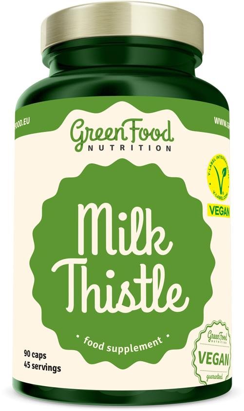 GreenFood Nutrition Milk Thistle 90 kapsúl Pestrec mariánsky