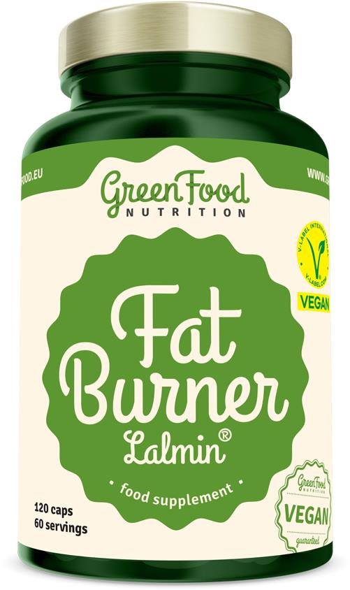 GreenFood Nutrition Fat Burner Lalmin® 120 kapsúl Spaľovač tukov