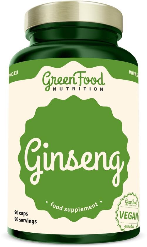 GreenFood Nutrition Ginseng 90 kapsúl Ženšen