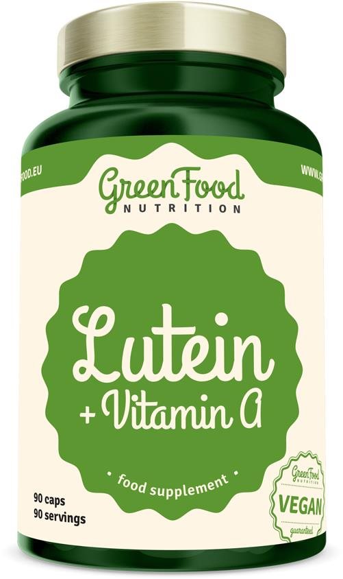 GreenFood Nutrition Lutein + Vitamín A 90 kapsúl Luteín