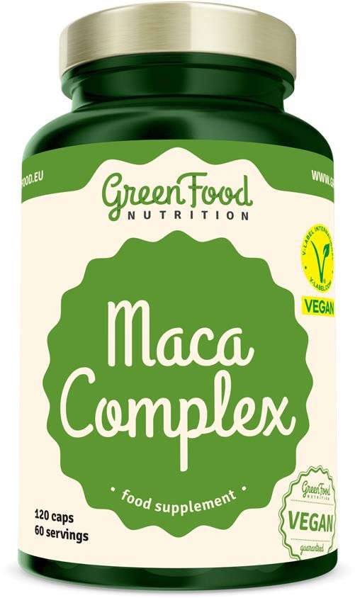GreenFood Nutrition Maca Complex 120 kapsúl Maca