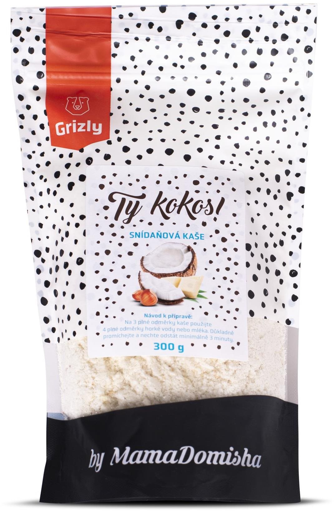 GRIZLY Kaše Ty kokos! by @mamadomisha 300 g Rýžová kaše