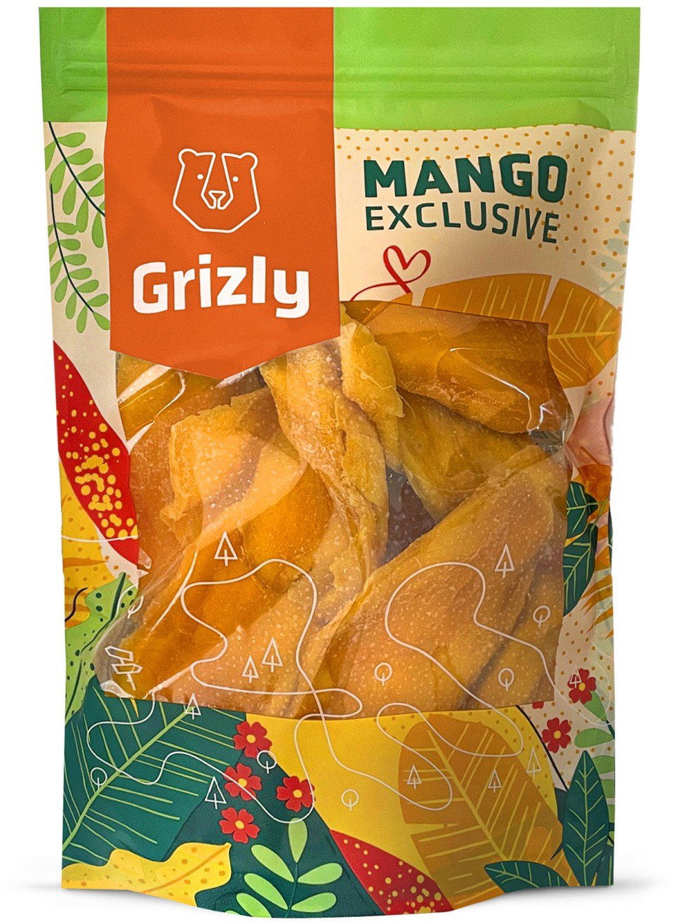 GRIZLY Mango sušené exclusive 500 g Sušené ovocie