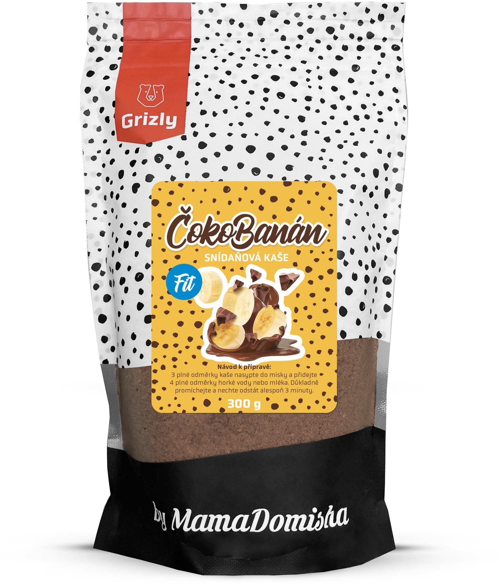 GRIZLY Kaše Čokobanán FIT by @mamadomisha 300 g Rýžová kaše