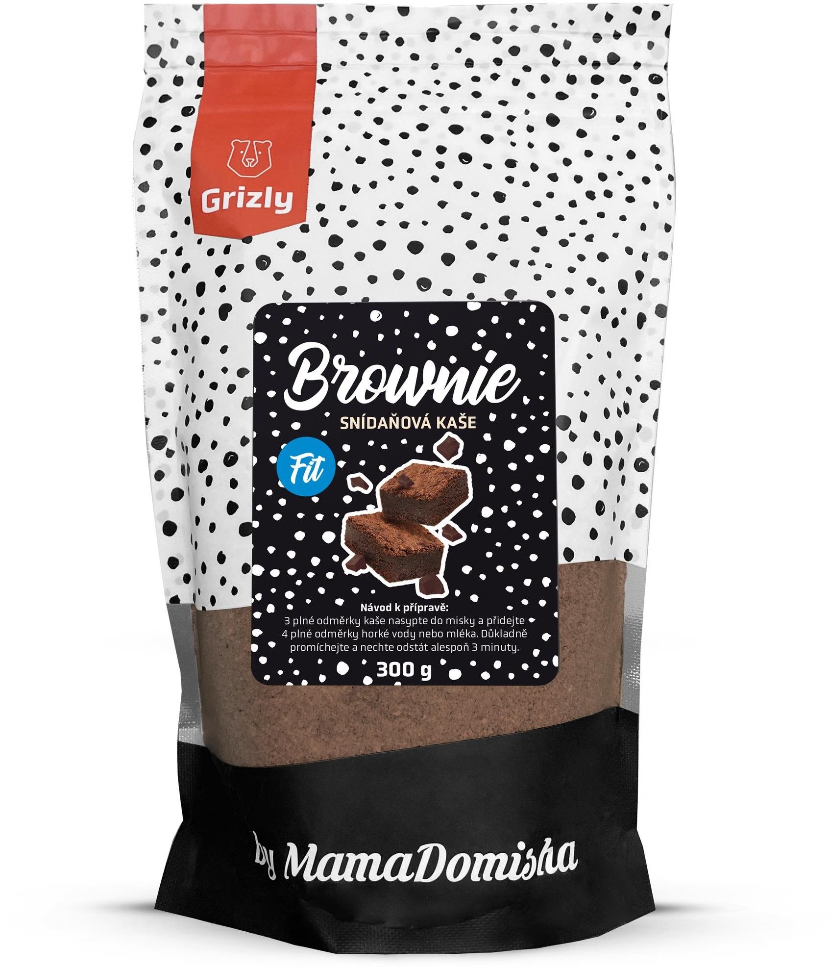 GRIZLY Kaše Brownie FIT by @mamadomisha 300 g Rýžová kaše