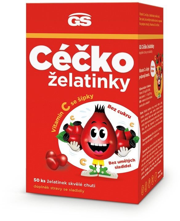 GS CÉČKO želatinky, 50 kusů Vitamín C