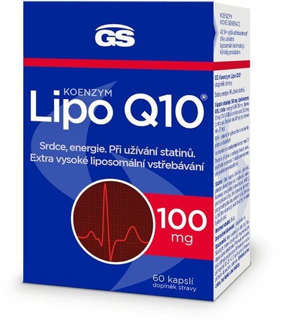 GS Koenzym Lipo Q10 100 mg, 60 kapslí Koenzym Q10