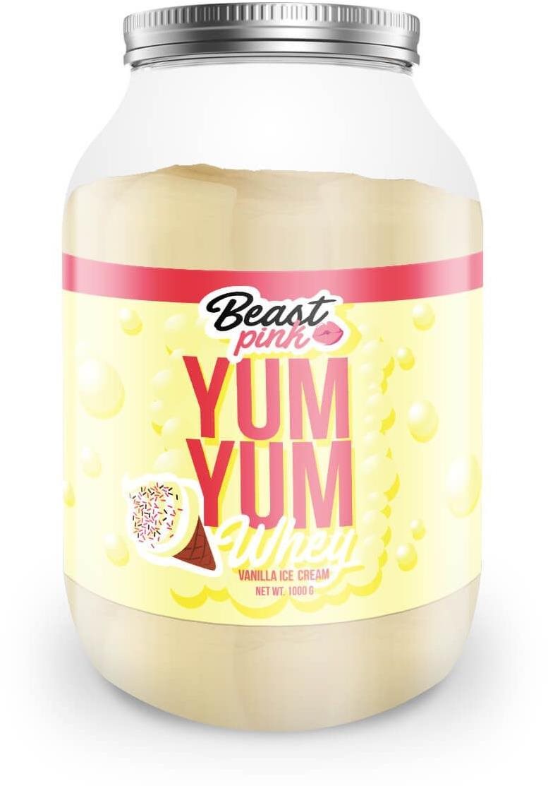 BeastPink Yum Yum Whey Protein 1000 g, vanilla ice cream Protein