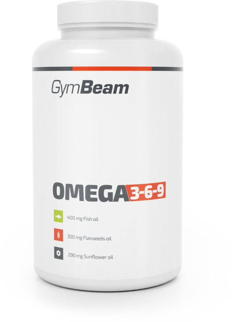 GymBeam Omega 3-6-9 240 kapsúl, unflavored Omega 3-6-9