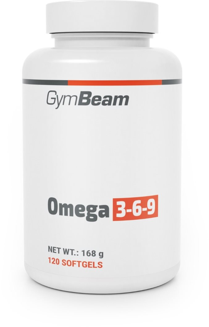 GymBeam Omega 3-6-9, 120 kapslí Omega 3