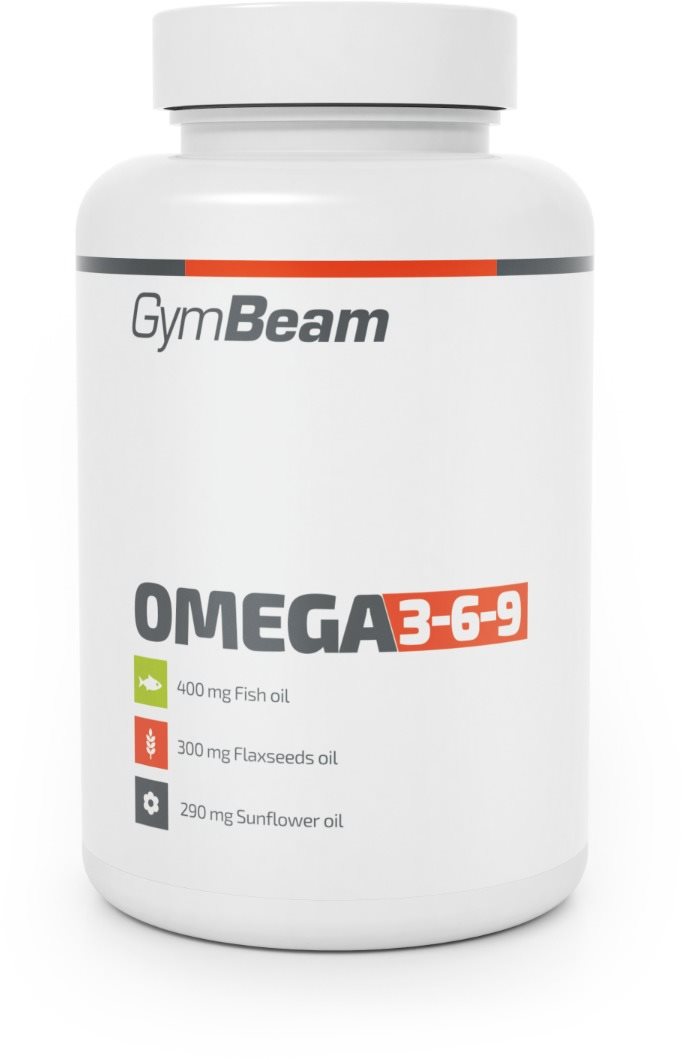 GymBeam Omega 3-6-9, 60 kapsúl Omega 3-6-9