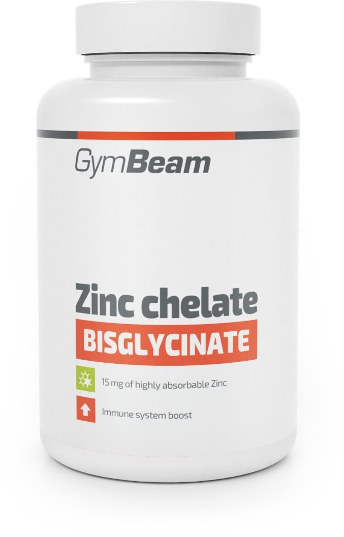 GymBeam Zinok chelát (bisglycinát) 100 kapsúl Zinok