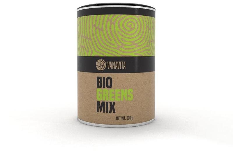 VanaVita BIO Greens Mix 300 g Doplnok stravy
