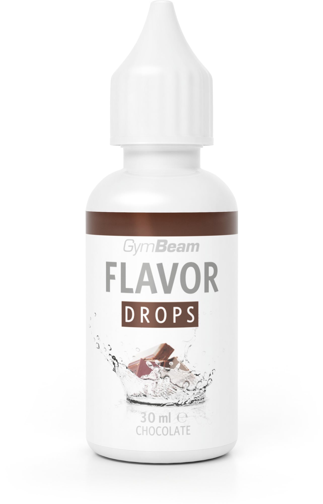 GymBeam Flavor Drops 30 ml, čokoláda Sladidlo