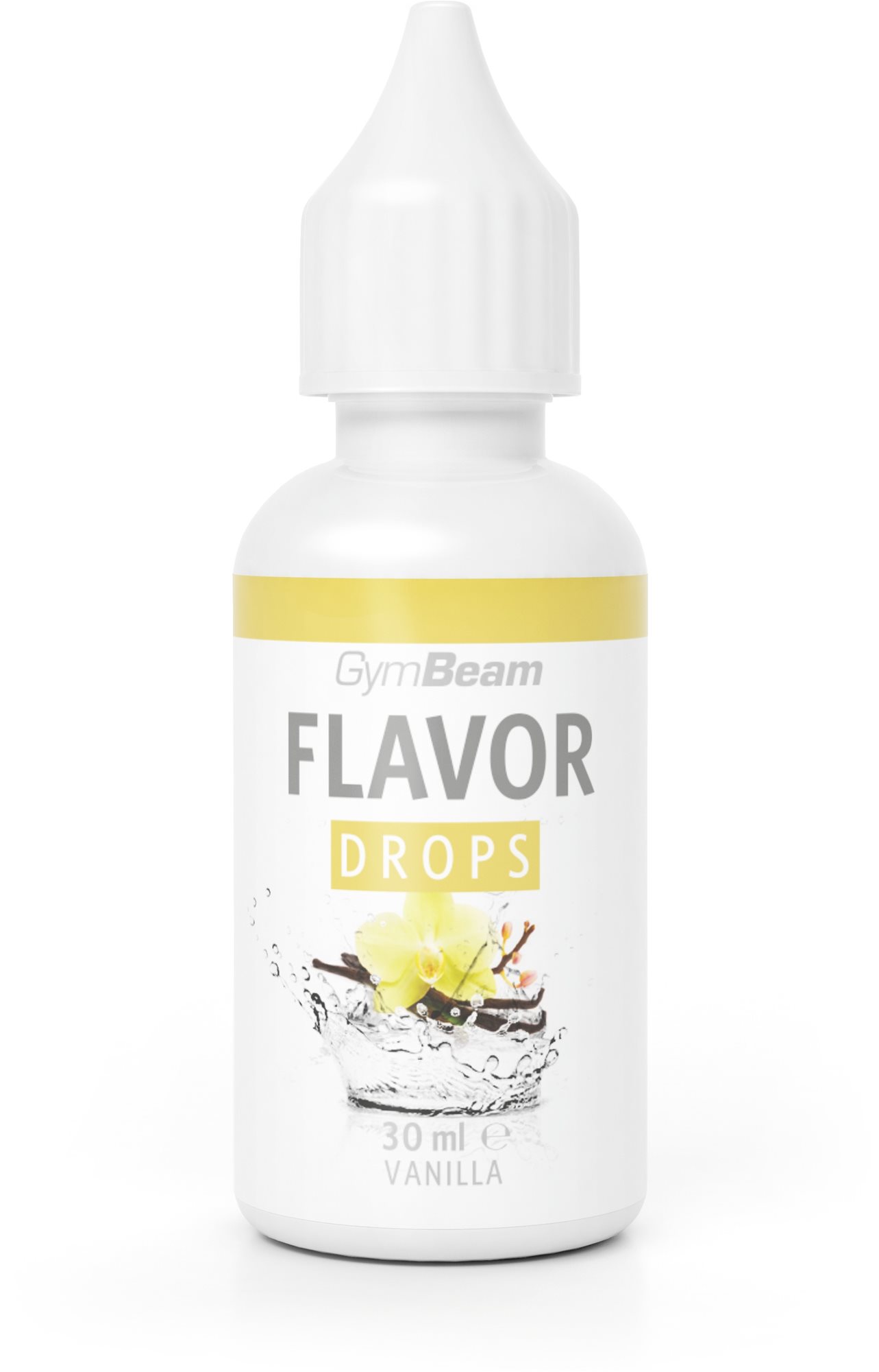 GymBeam Flavor Drops 30 ml, vanilka Sladidlo