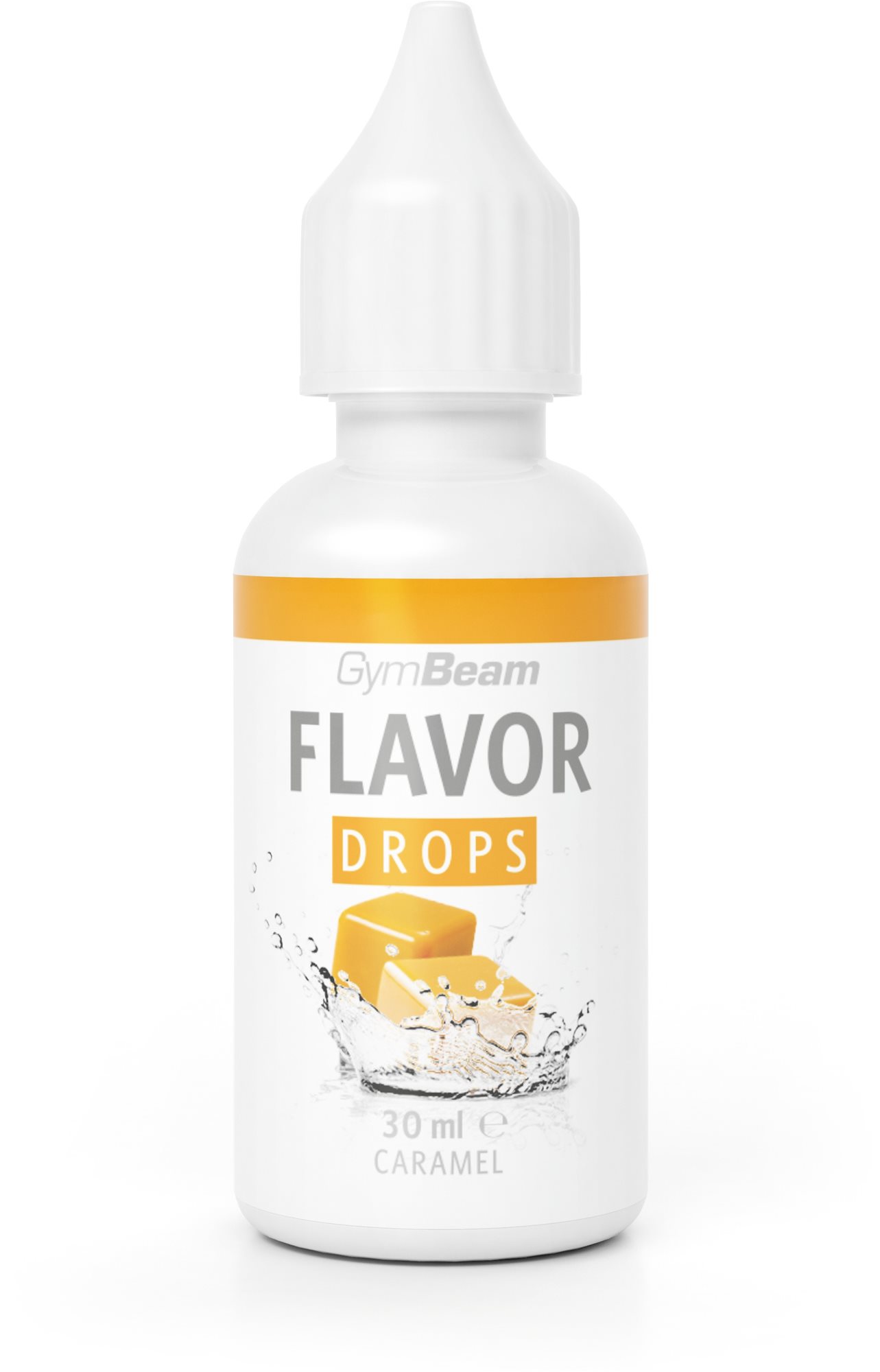 GymBeam Flavor Drops 30 ml, karamel Sladidlo