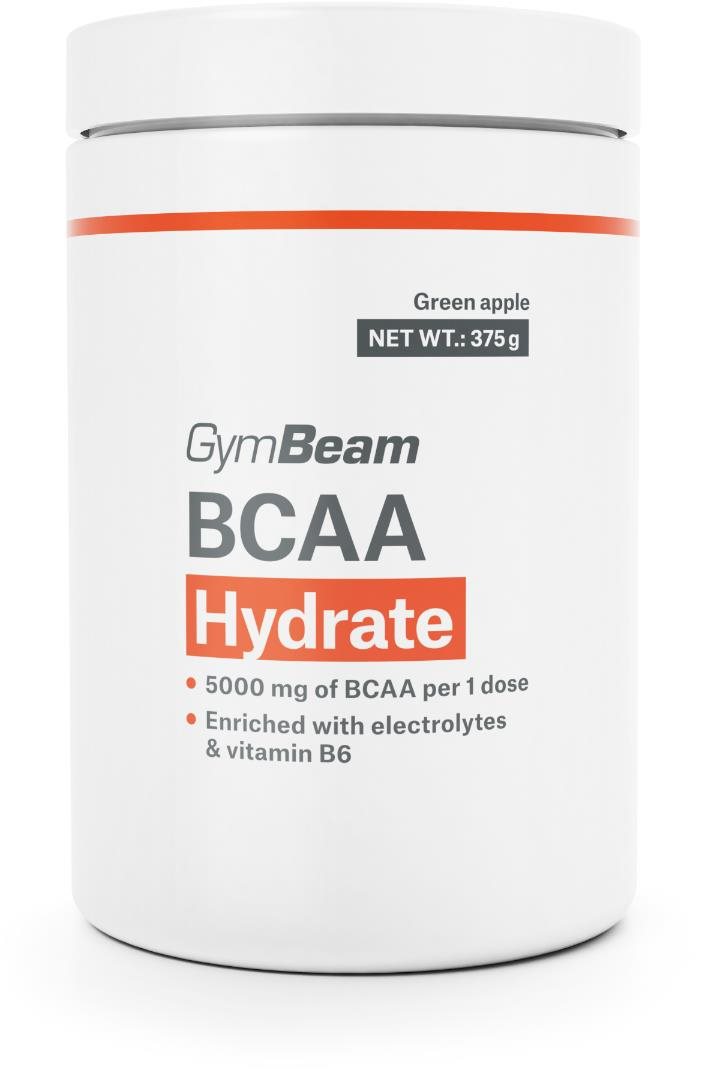 GymBeam BCAA Hydrate 375 g, Green Apple Aminosav