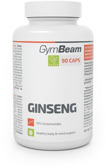 GymBeam Ginseng, 90 kapszula Étrend-kiegészítő