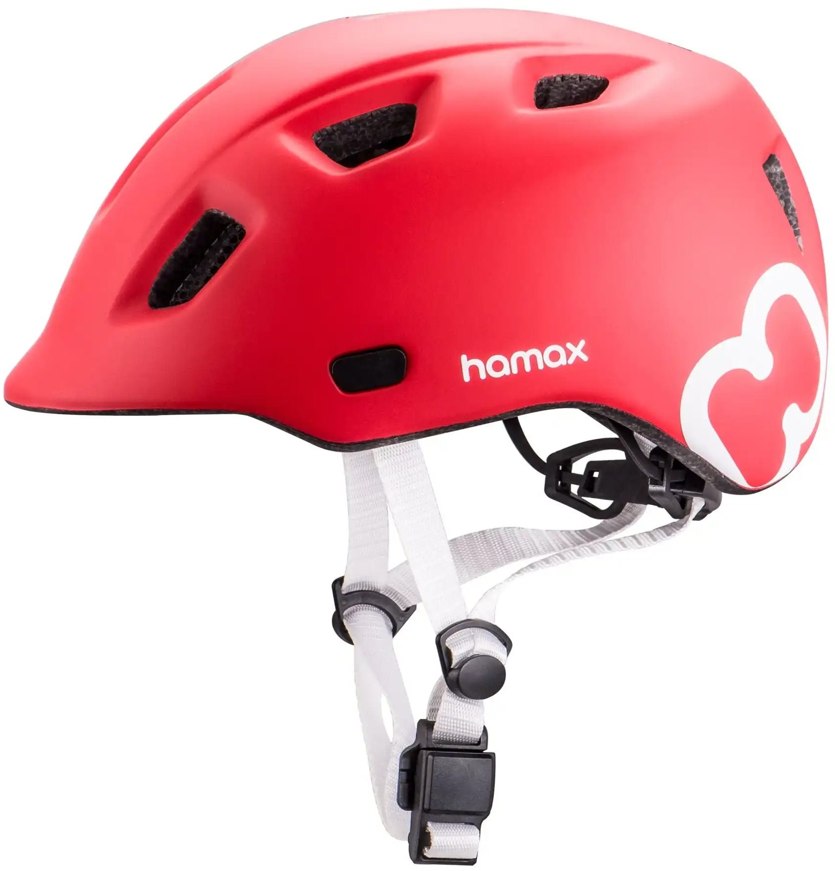 Hamax Thundercap street červená/strieborné pásiky 52 – 57 cm Prilba...