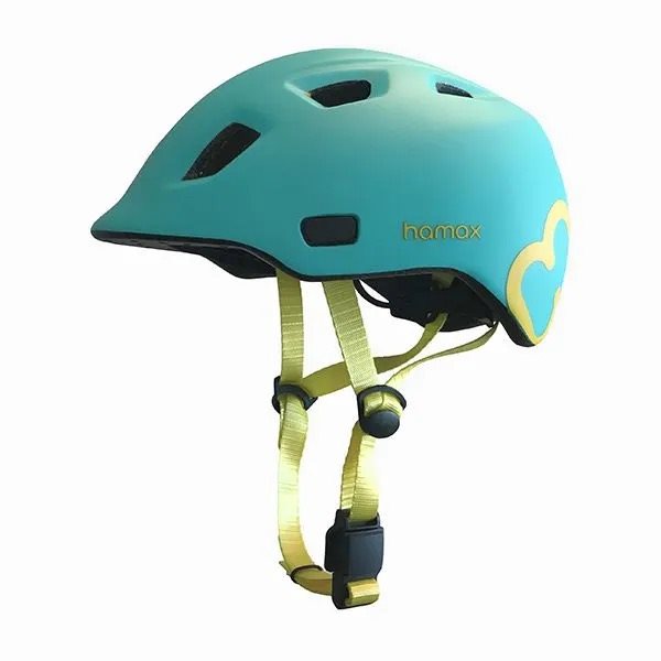 Hamax Thundercap street türkiz / sárga szalagok 47-52 cm Kerékpáros...