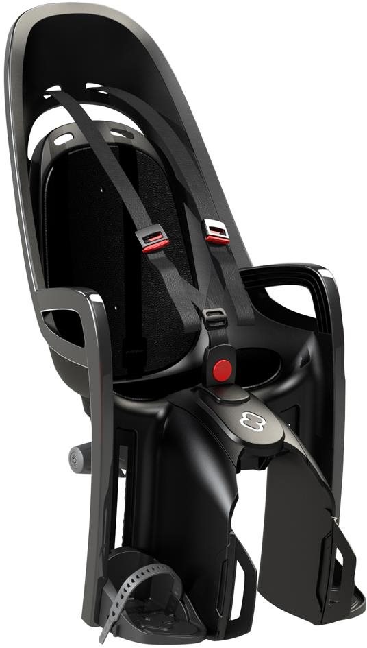 HAMAX s adaptérom Zenith Grey/Black Detská sedačka na bicykel