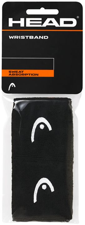 Head Wristband 2,5¨ čierne Potítko