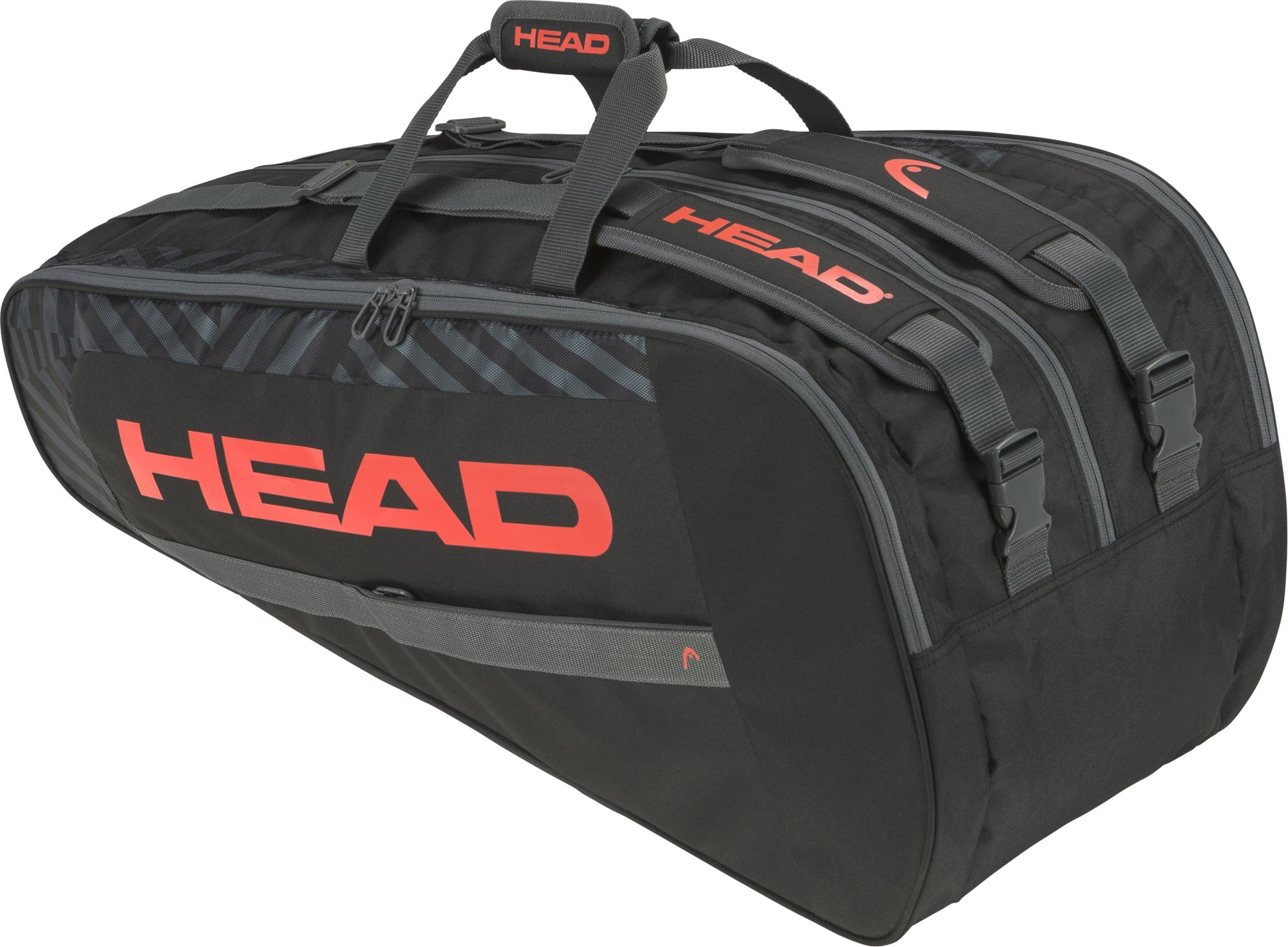 Head Base Racquet Bag L black/orange Športová taška