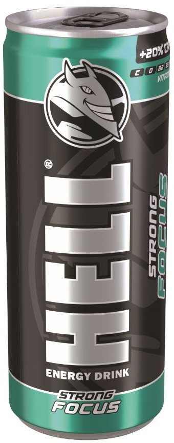 HELL Focus Strong 0,25l Energetický nápoj