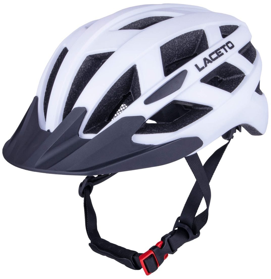 LACETO Cyklistická prilba Rastro White M Prilba na bicykel
