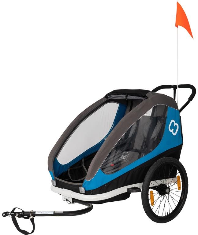 HAMAX Traveller dvojmiestny za bicykel vr. ramená + kočíková...