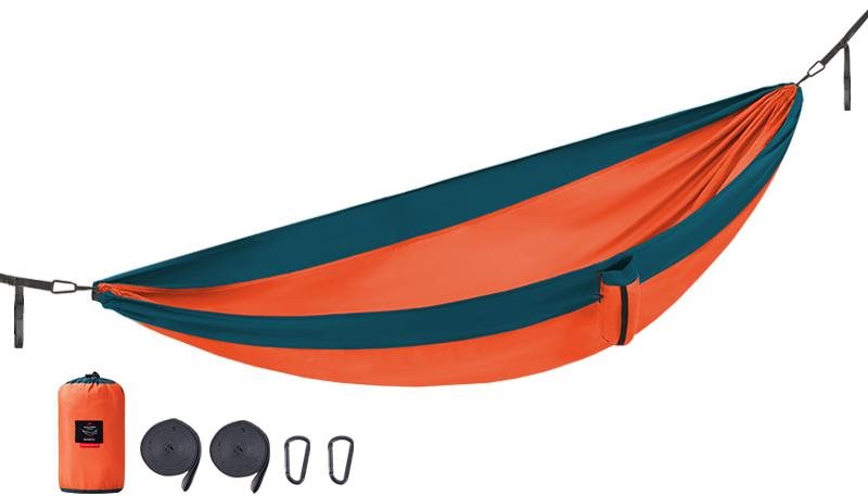 Naturehike hamaka s popruhy k uchycení pro 2 osoby 700 g - oranžová...