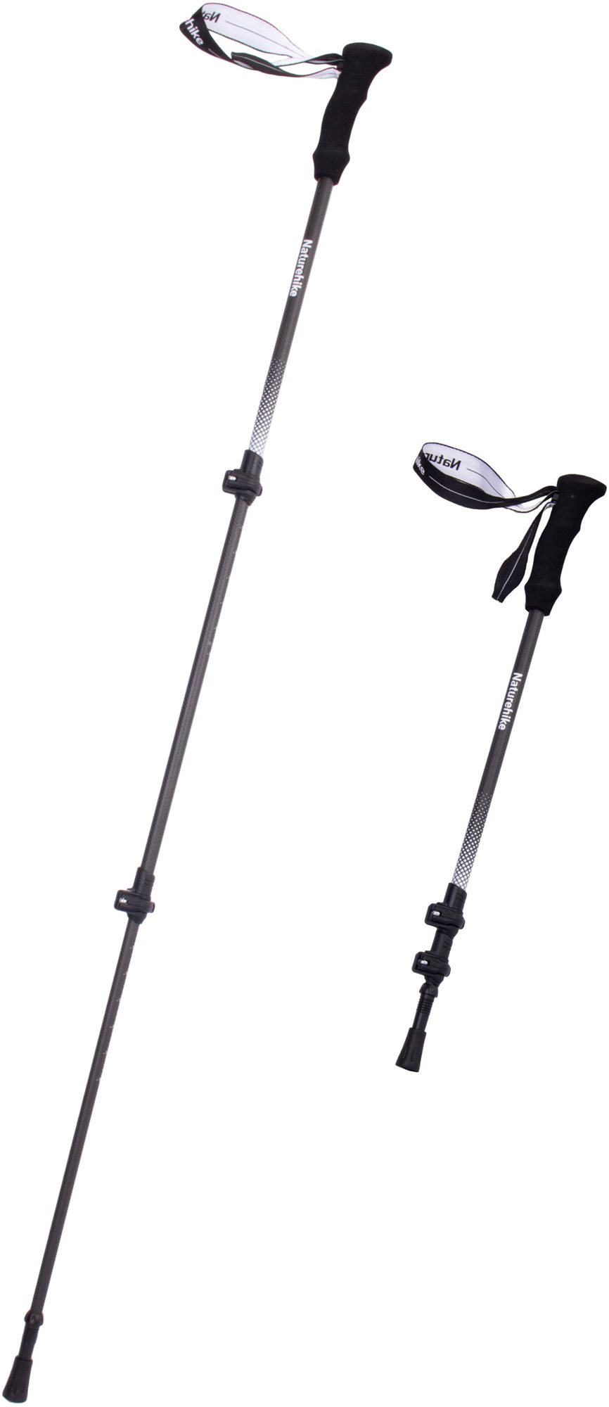 Naturehike Trekingová palica čierna, 135 cm Trekingová palica