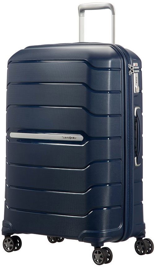 Samsonite Flux SPINNER 69/25 EXP Navy Blue Cestovný kufor