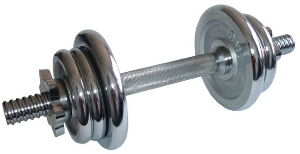 Acra Nakladacia činka chrómová 12 kg Činka