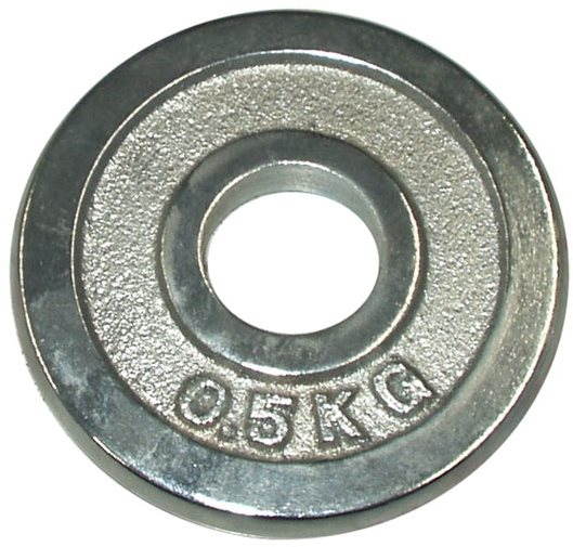 Acra Závažie chrómové 0,5 kg/tyč 25 mm Kotúč na činky