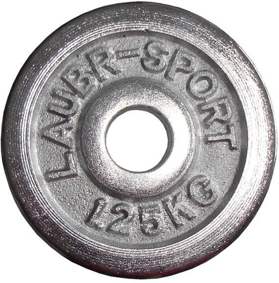 Acra Závažie chrómové 1,25 kg/tyč 25 mm Kotúč na činky