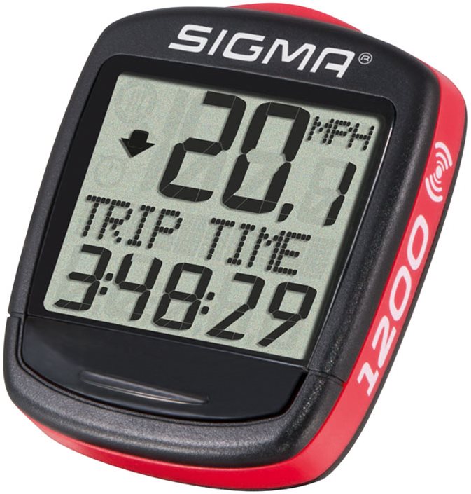 Sigma BASELINE 1200 WL, fekete/piros GPS navigáció
