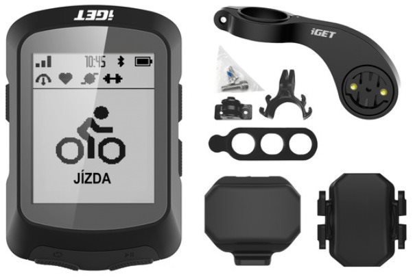 iGET C220 GPS + AC200 + ASPD70 + ACAD70 + AC81 Kerékpáros computer