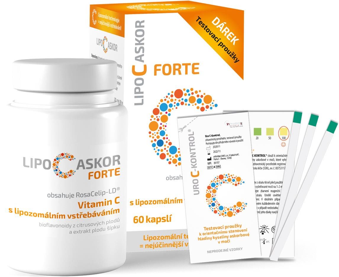Lipo C Askor Forte 60 kapslí Vitamín C