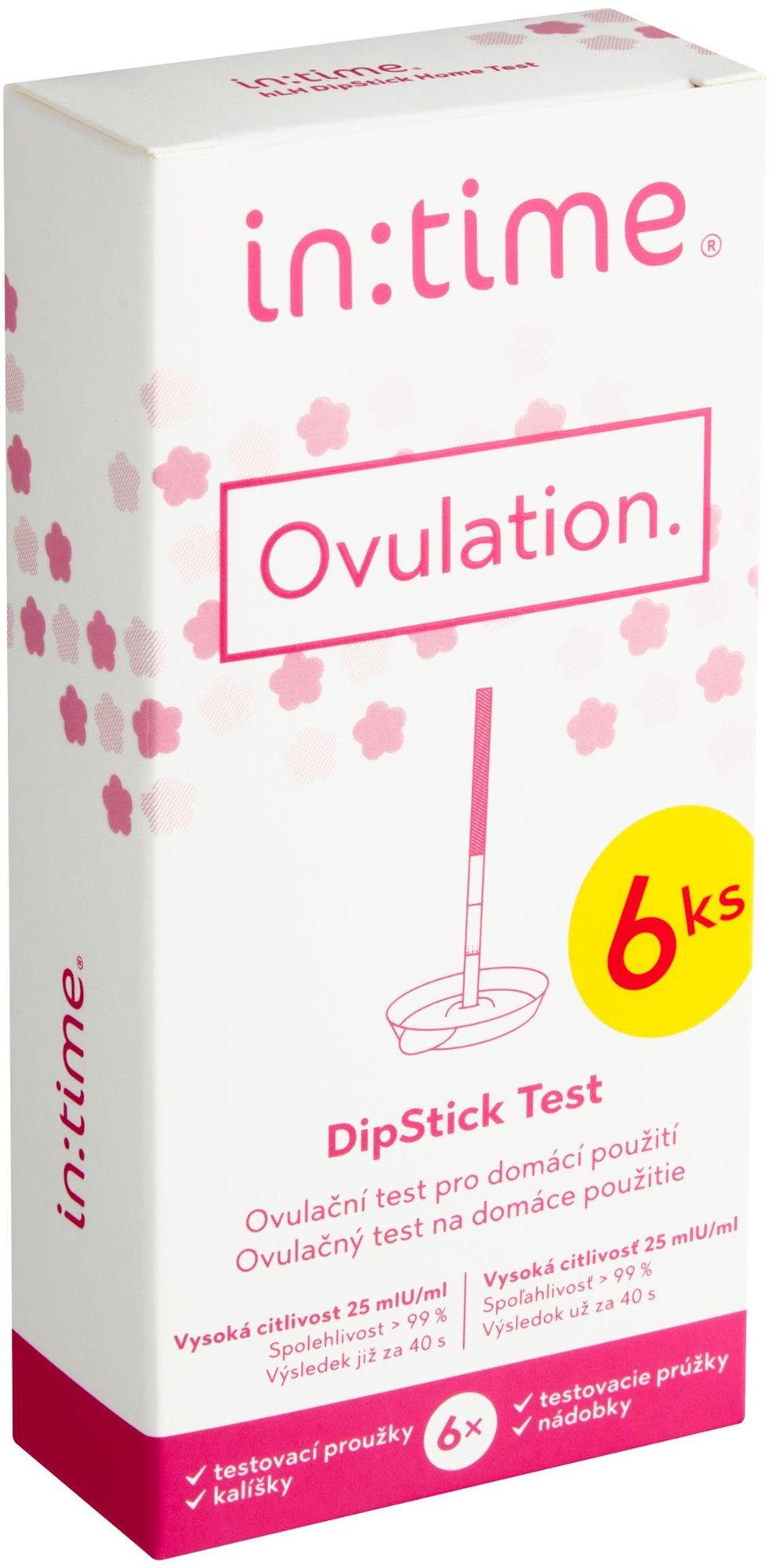 Intime Ovulation DipStick 6 pcs Domáci test