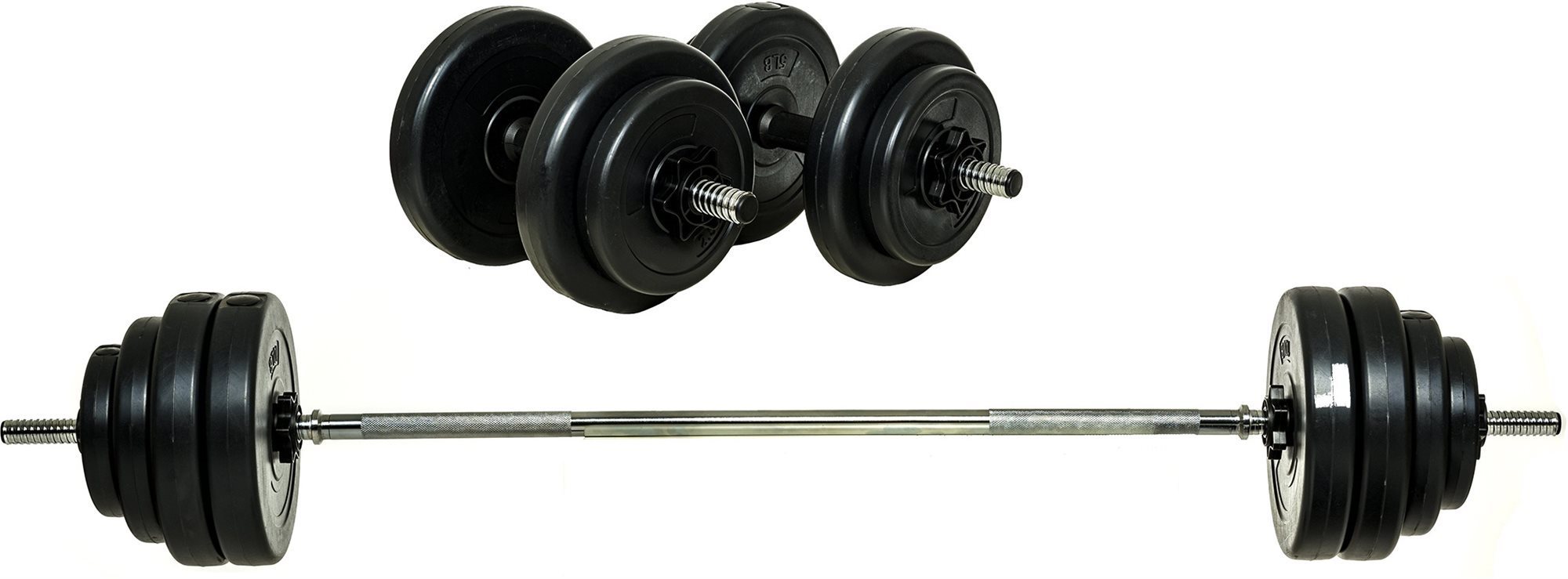 Stormred Cement dumbbell set 41 kg Sada činiek