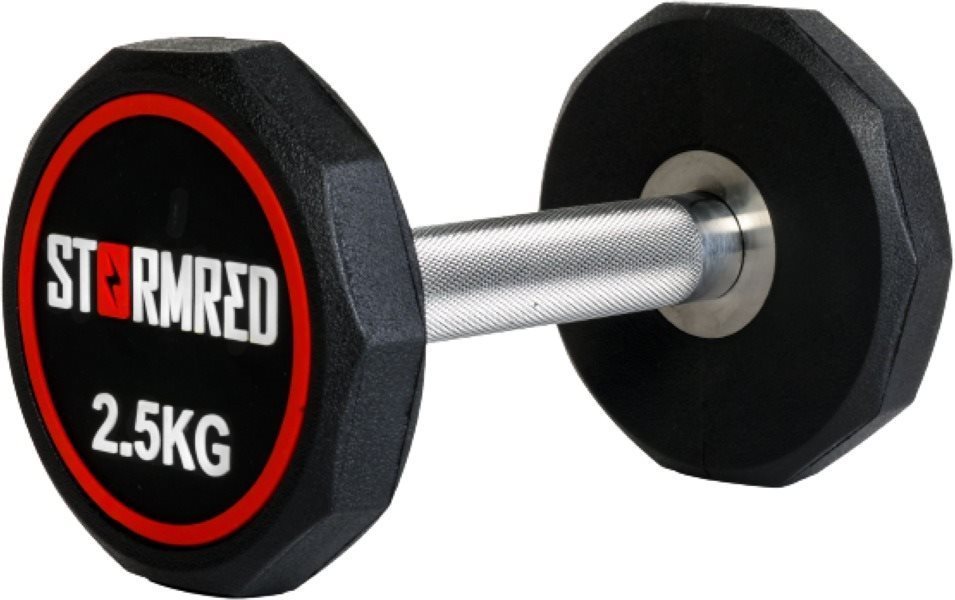 Stormred gumírozott súlyzó 2,5 kg Súlyzó