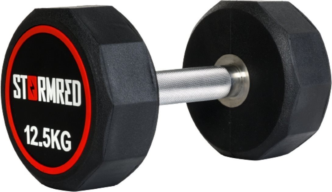 Stormred gumírozott súlyzó 12,5 kg Súlyzó