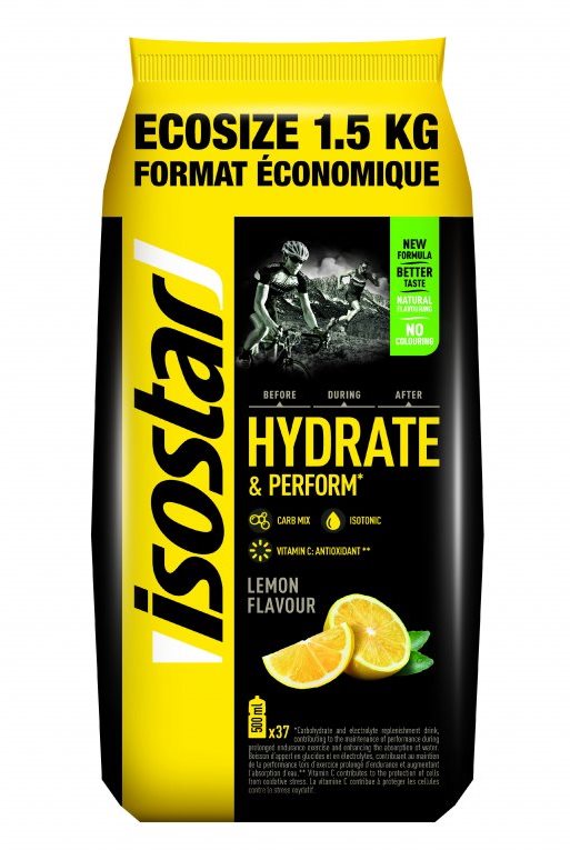 Isostar 1,5 kg powder hydrate & perform, citrón Iontový nápoj
