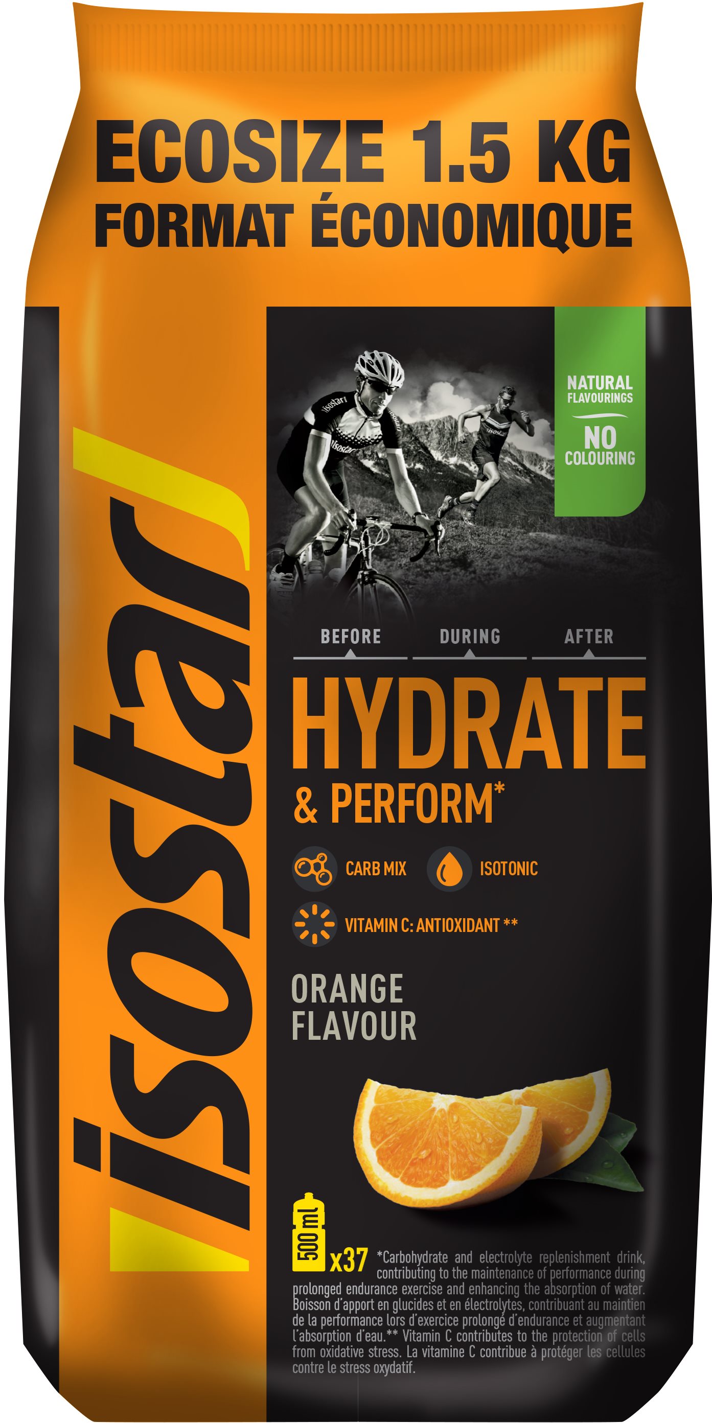 Isostar Hydratate & perform powder 1500 g, pomaranč Iontový nápoj
