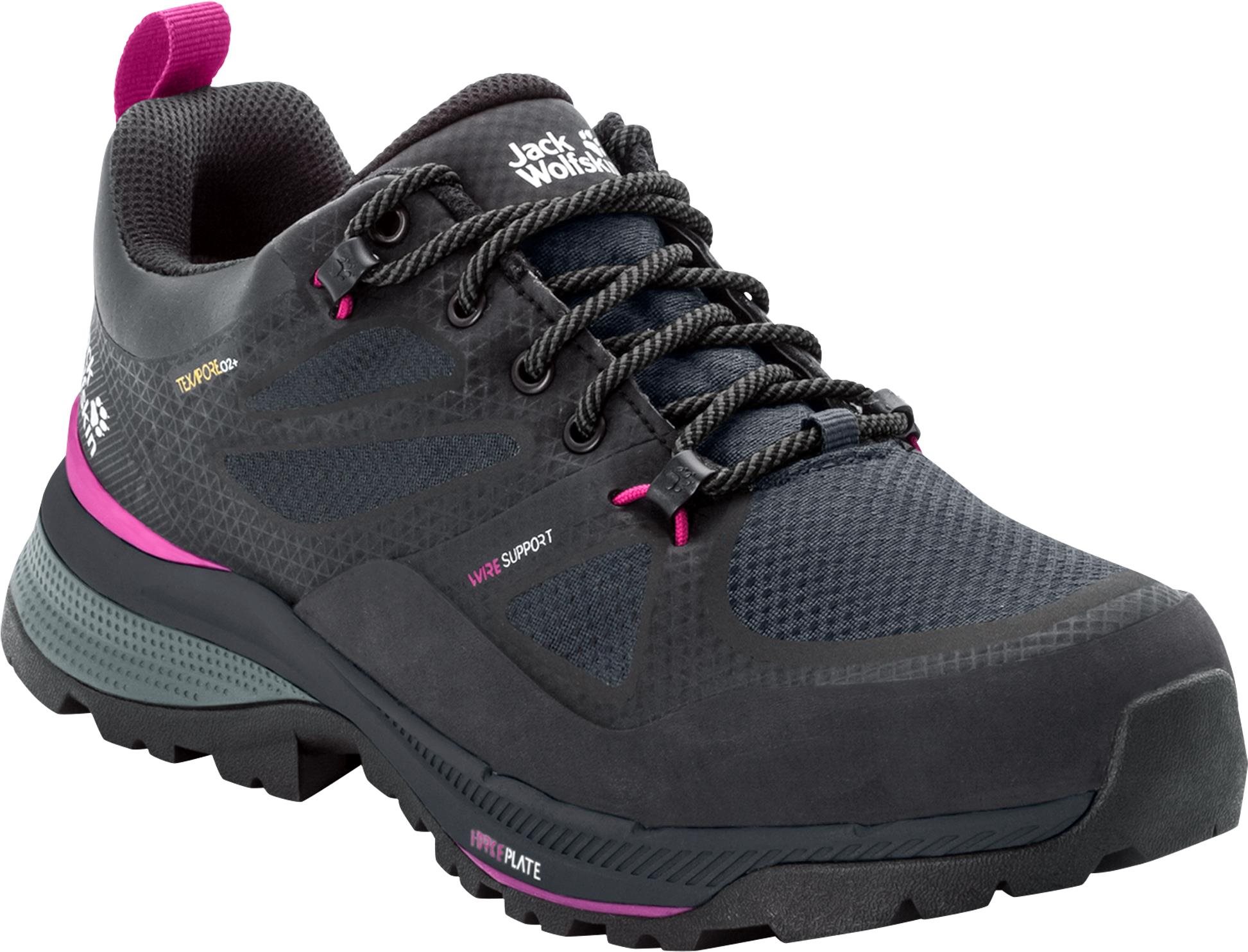 Jack Wolfskin Force Striker Tex Low W šedá/růžová EU 37,5 / 225 mm...