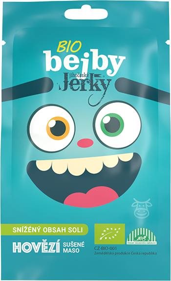 Juhočeské Jerky Bio bejby hovädzie 20 g Sušené mäso