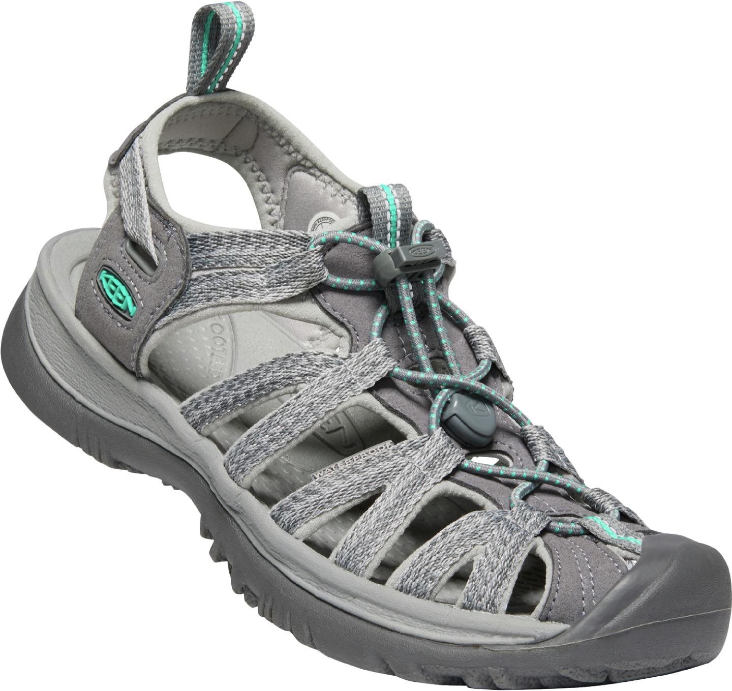 KEEN WHISPER WOMEN sivá/zelená EÚ 36/230 mm Sandále